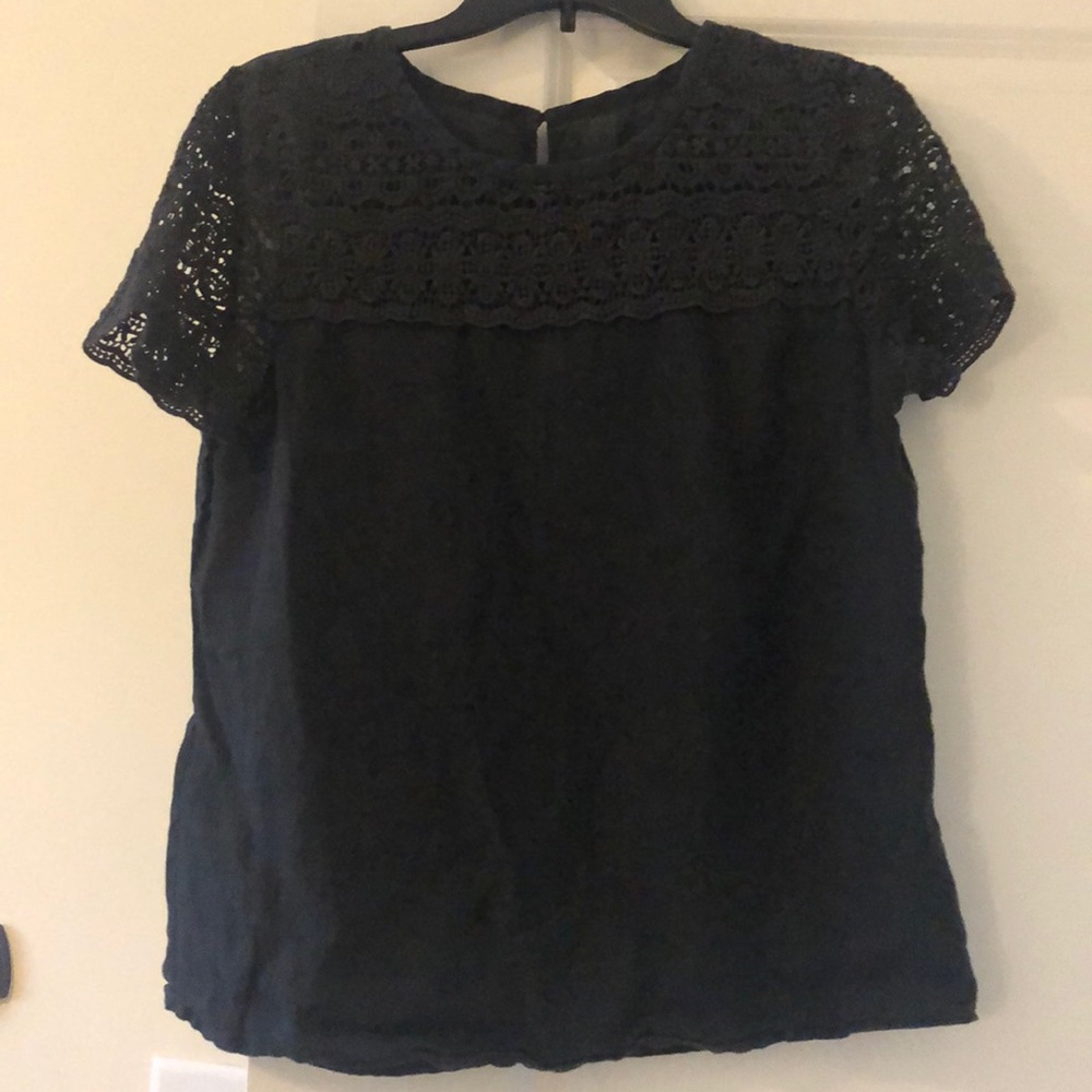 J crew black top